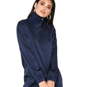 💟 Filippa K Satin Jacket XS Blue